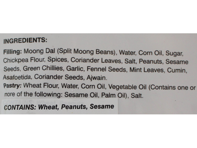 25 Moong Dal Kachori 25oz.