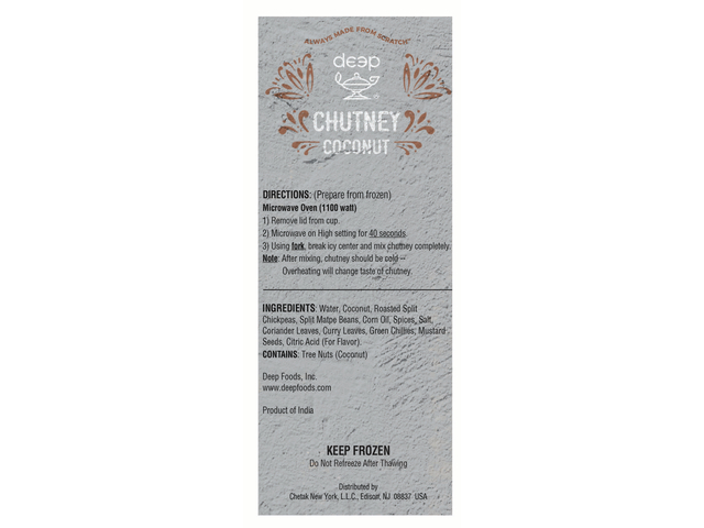 Coconut Chutney Quick Cups (10oz)