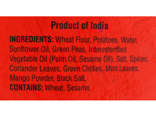 Punjabi Cocktail Samosas (70 pieces) (3.5lb)