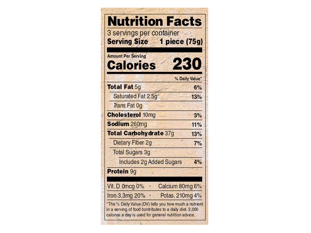 Original Naan (3 pieces) (8 oz)