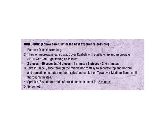 Daabeli With Sev (8pc)18 Oz