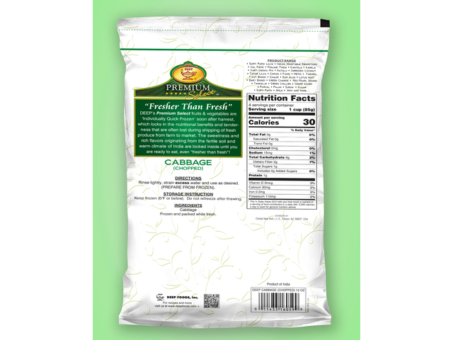 Cabbage (Chopped) (12oz)