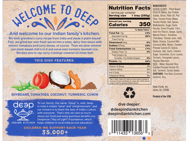 Plant-Based Chik'n Curry