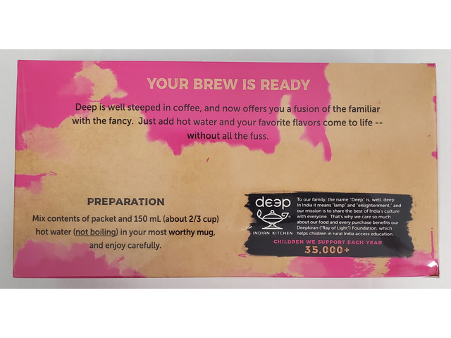 Coffee Latte Mix - Indian Style (20 packets) (16.9oz)