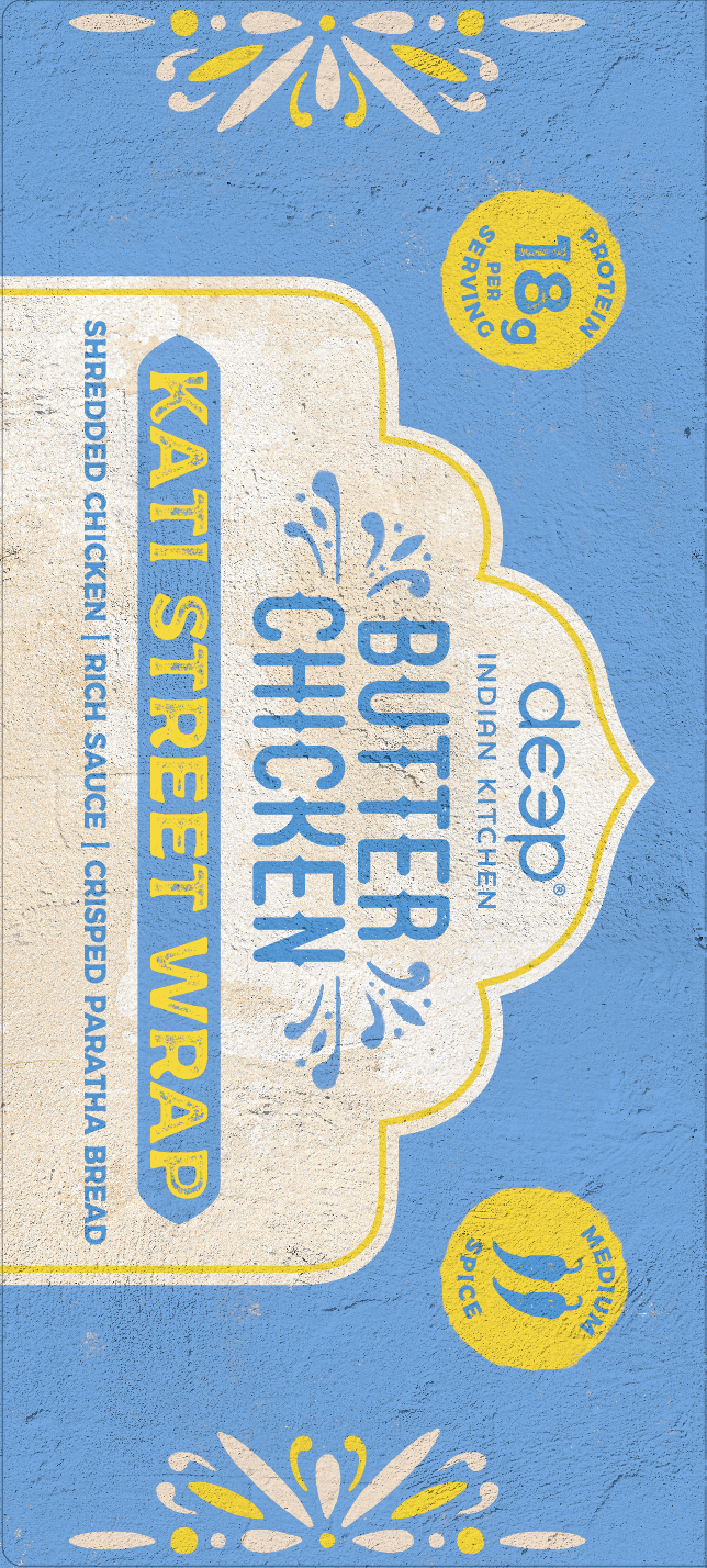 Butter Chicken Kati Street Wrap