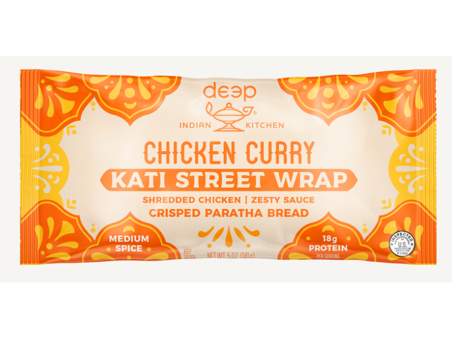 Chicken Curry Kati Street Wrap