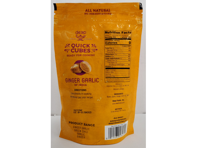 Quick Cubes Ginger Garlic 10Oz