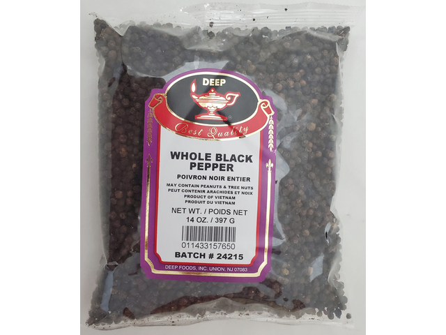 Black Pepper Whole (14oz)