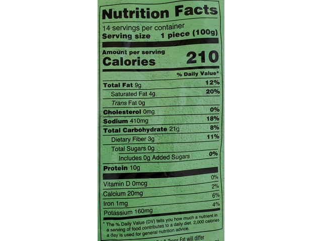 Spi.VeggieBurger FP-14P 3.09Lb