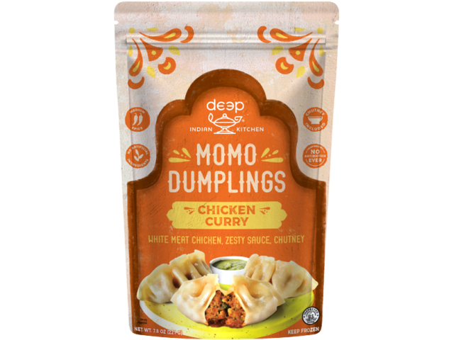 Chicken Curry Momo Dumplings