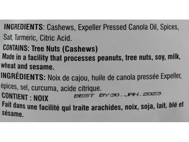 Spicy Cashews Red Pepper (8oz)