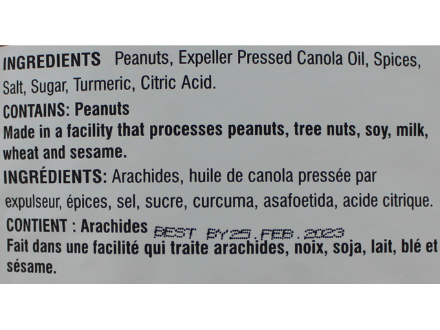 Masala Peanuts (8oz)