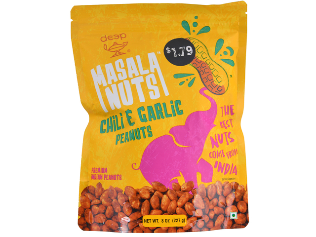 Masala Nuts Chili & Garlic Peanuts (8oz)