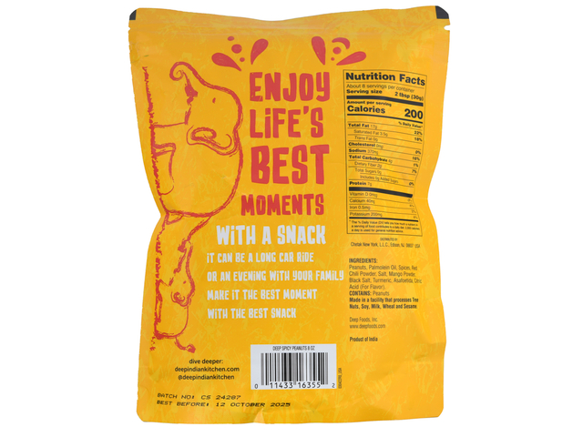 Masala Nuts Spicy Peanuts (8oz)
