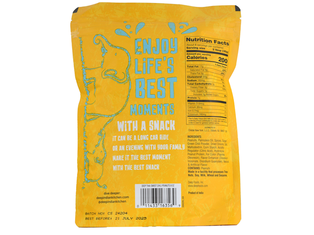 Masala Nuts Thai Sweet Chili Peanuts (8oz)