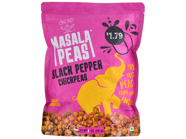 Masala Peas Black Pepper Chickpeas (8oz)