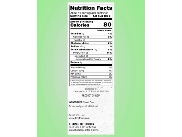 Sweet Corn (2lb)