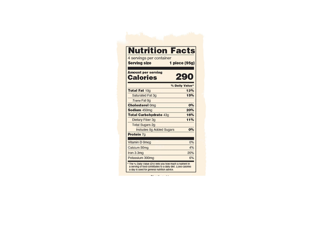 Aloo Paratha (4 pieces) (13.5oz)