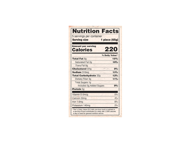 Homestyle Paratha (5 pieces) (11.75oz)
