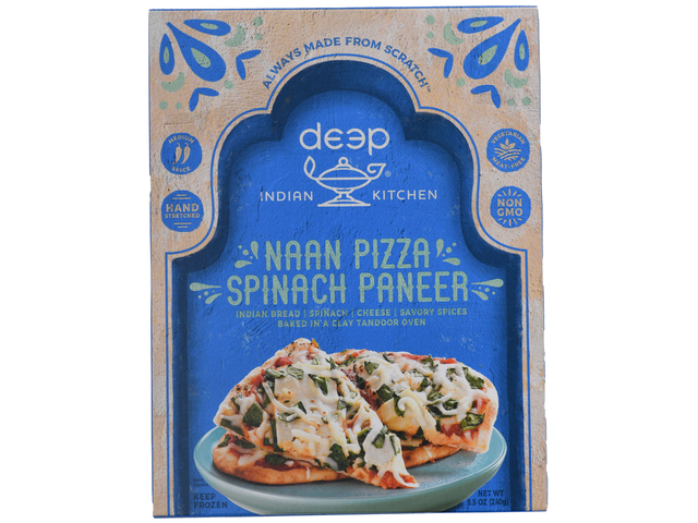 Spinach Paneer Naan Pizza (8.5oz)