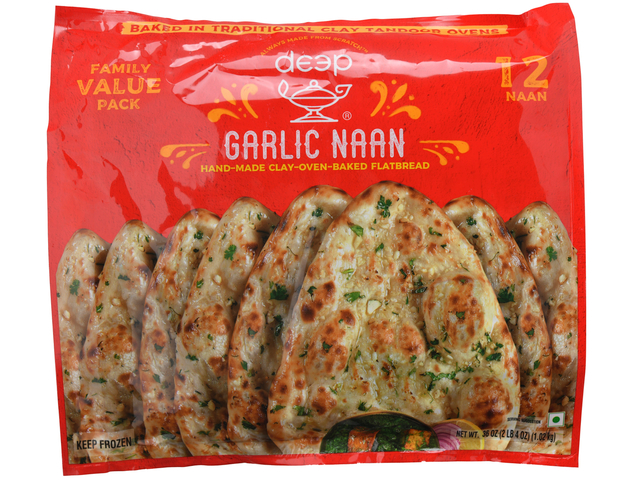 Garlic Naan Family Pack (12 pieces) (36oz)